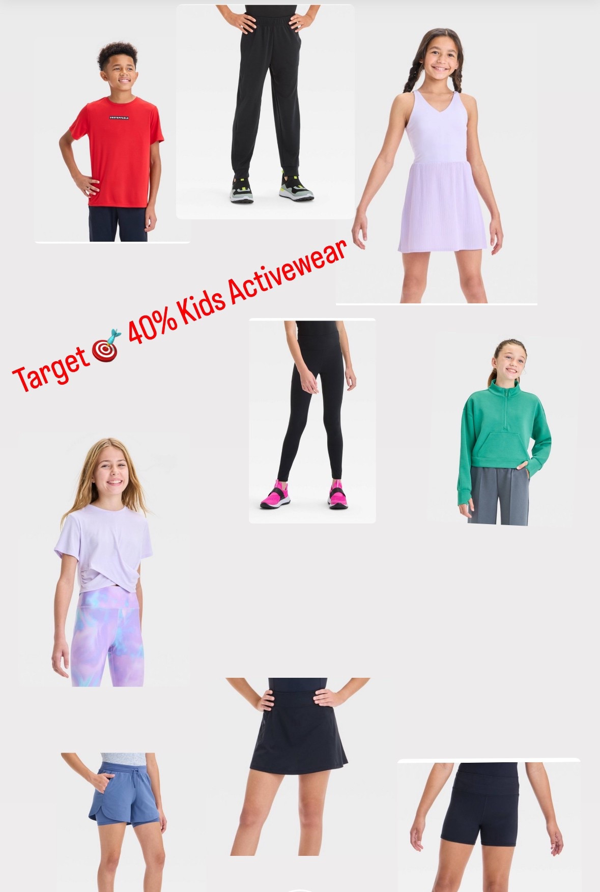 Target 🎯 40% off Kids Activewear 

#LTKFindsUnder50 #LTKSaleAlert #LTKKids
