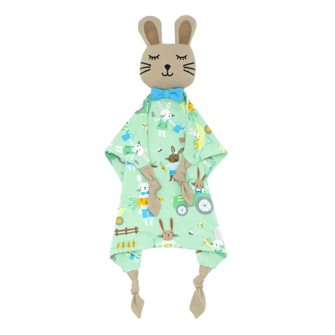 Pistachio Hop To It Bunny Rabbit Sleepyhead Lovey | Little Sleepies