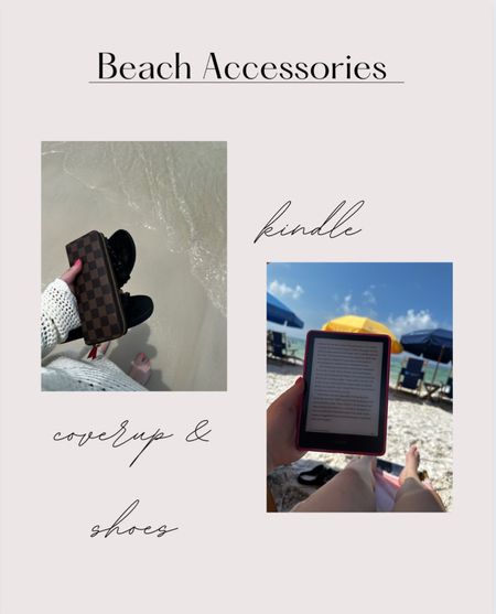 Accessories for a perfect beach day! May be a hot take but kindle > physical book at the beach any day! 







Slides, sandals, coverup, beach, swim, kindle, books, summer, water 

#LTKunder50 #LTKswim #LTKunder100