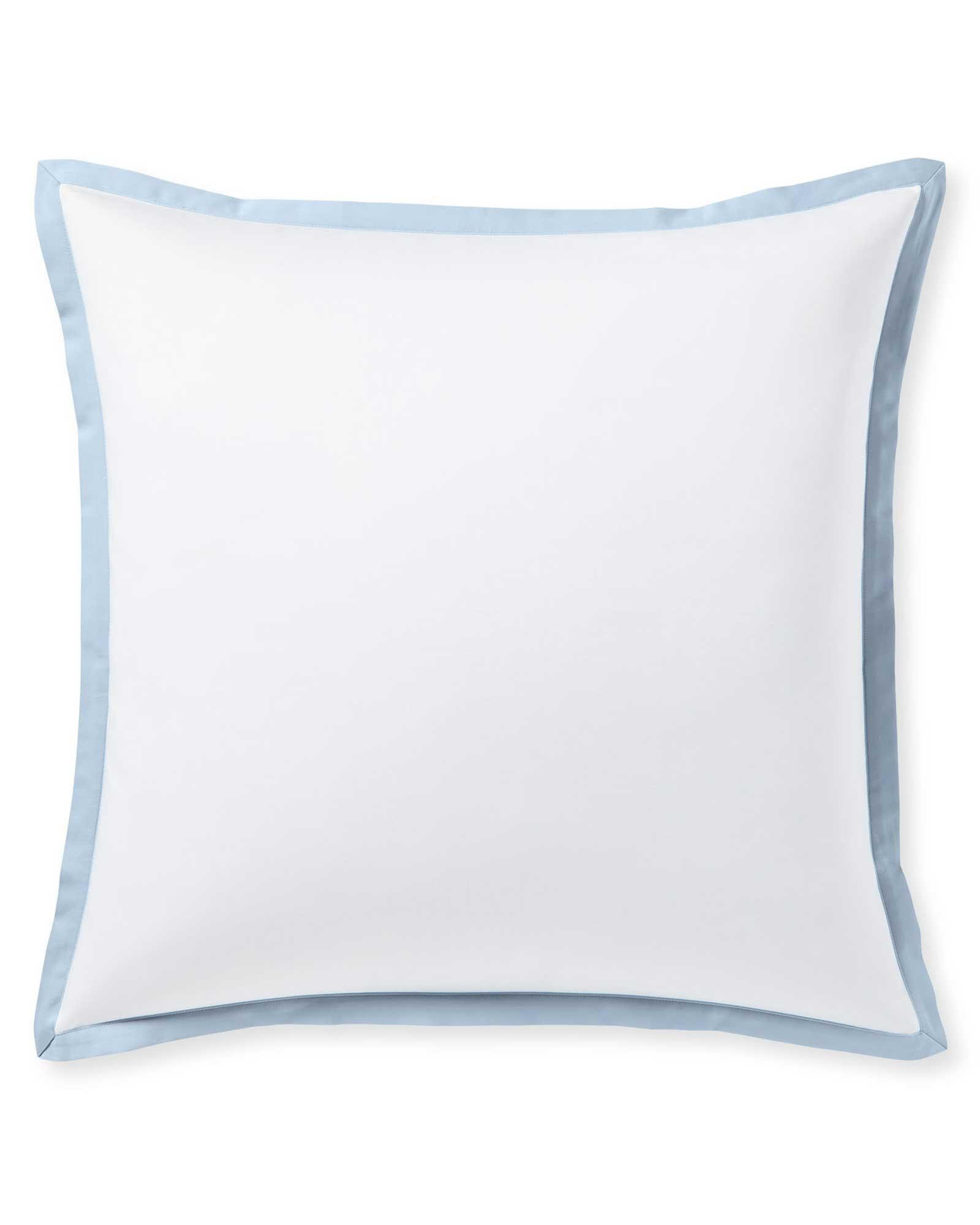 Border Frame Sateen Sham | Serena and Lily