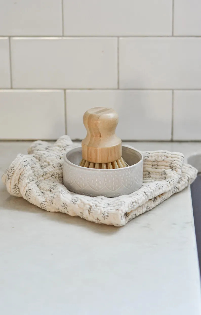 Stoneware Scrub Brush Set - Etsy | Etsy (Global)