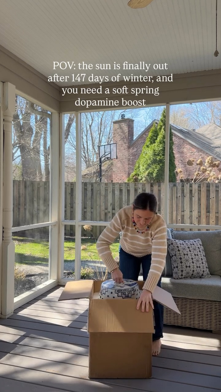 Unboxing this garden stool for our screened-in patio and sharing a few of the outdoor pieces that make the space feel cozy and finished, from patio furniture to outdoor throw pillows and decor. These are some of our favorite outdoor patio finds for styling a porch or backyard seating area.






outdoor patio decor
screened in porch decor
outdoor patio furniture
garden stool outdoor
patio styling ideas
outdoor throw pillows patio
outdoor decor patio
porch patio decor ideas
patio seating decor
garden stool patio decor
screened porch furniture
outdoor patio styling
neutral patio decor
patio decor worth buying


#LTKHome