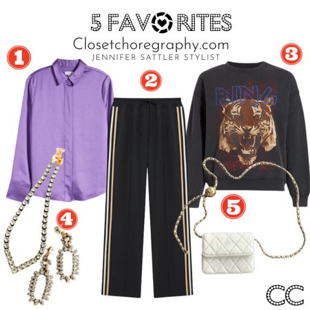 5 FAVORITES THIS WEEK

Everyone’s favorites. The most clicked items this week. I’ve tried them all and know you’ll love them as much as I do. 

#silkblouse
#rinestonenecklace
#beltbag
#designerinspired
#aninebingsweatshirt
#tackpants
#streetstyle