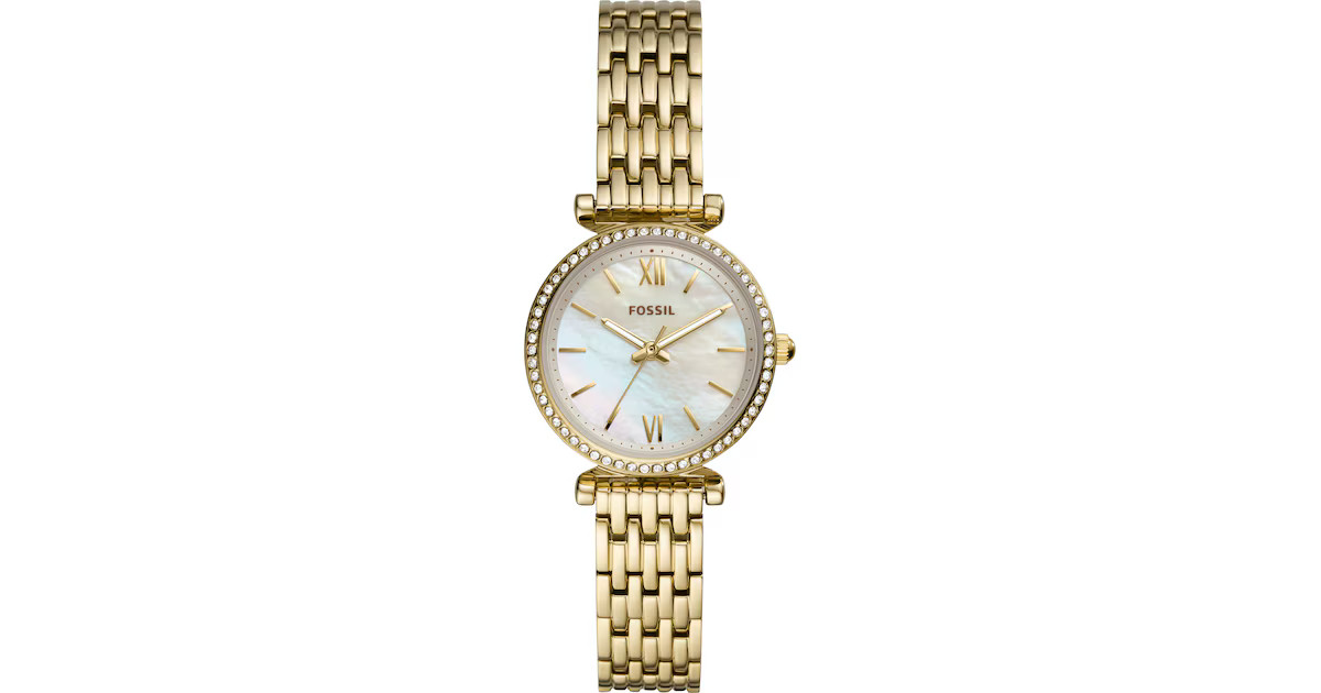 FOSSIL Uhr  'Carlie Mini' in Gold | ABOUT YOU | ABOUT YOU (DE)
