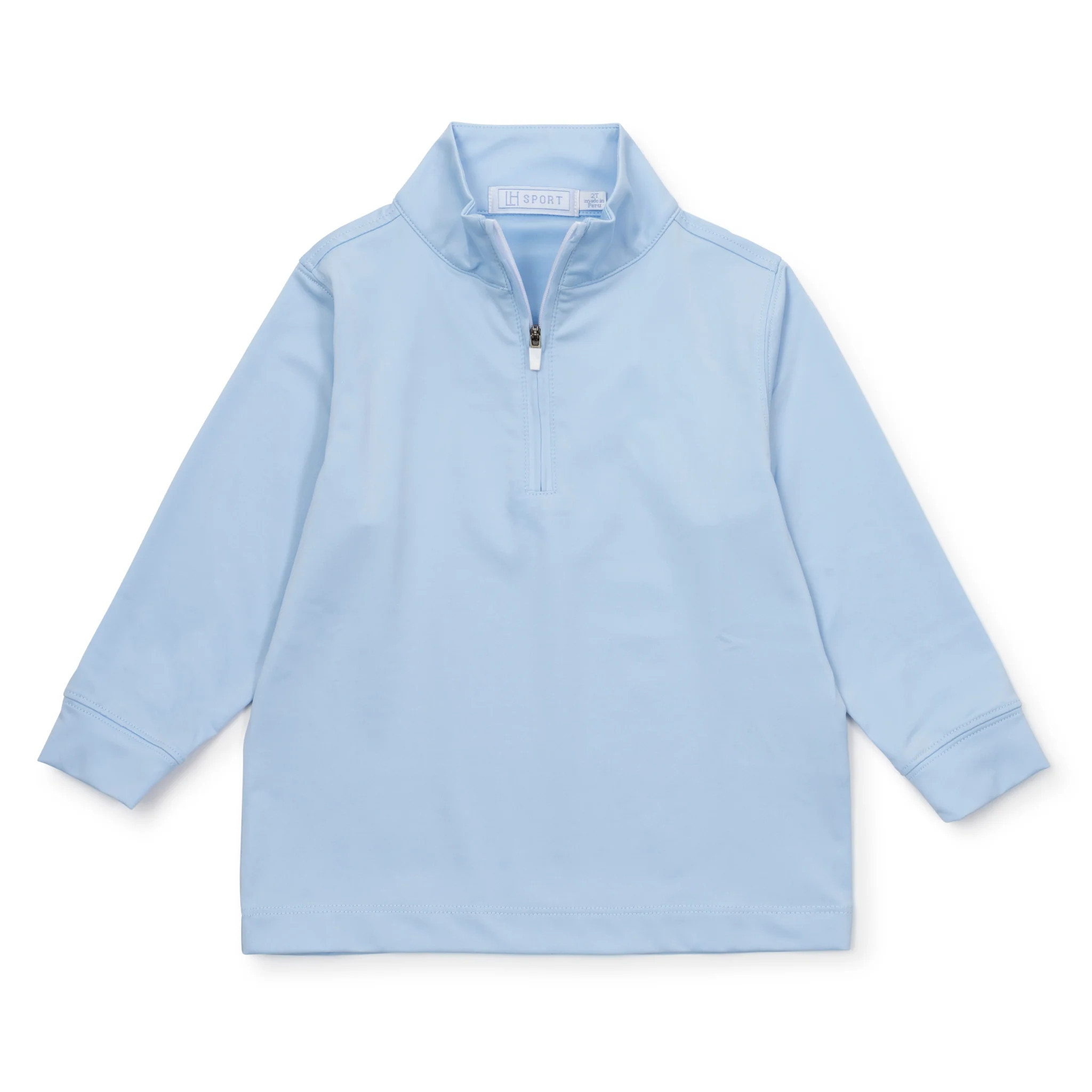 Spencer Quarter Zip Pullover - Light Blue | Lila and Hayes