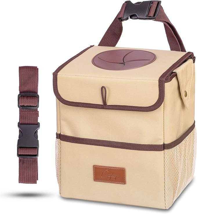 Creathing Car Trash Can [Touring Edition] - Removable Liner - 100% Leakproof, Odor Control Lid, H... | Amazon (US)