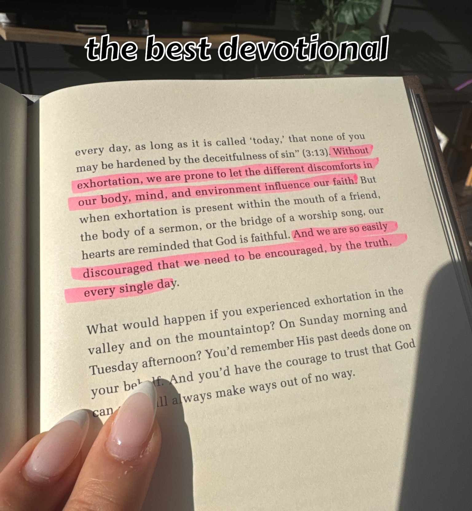 If you’re looking for a great devotional, trust me when I say to get this one, it will challenge your faith in the best of ways!