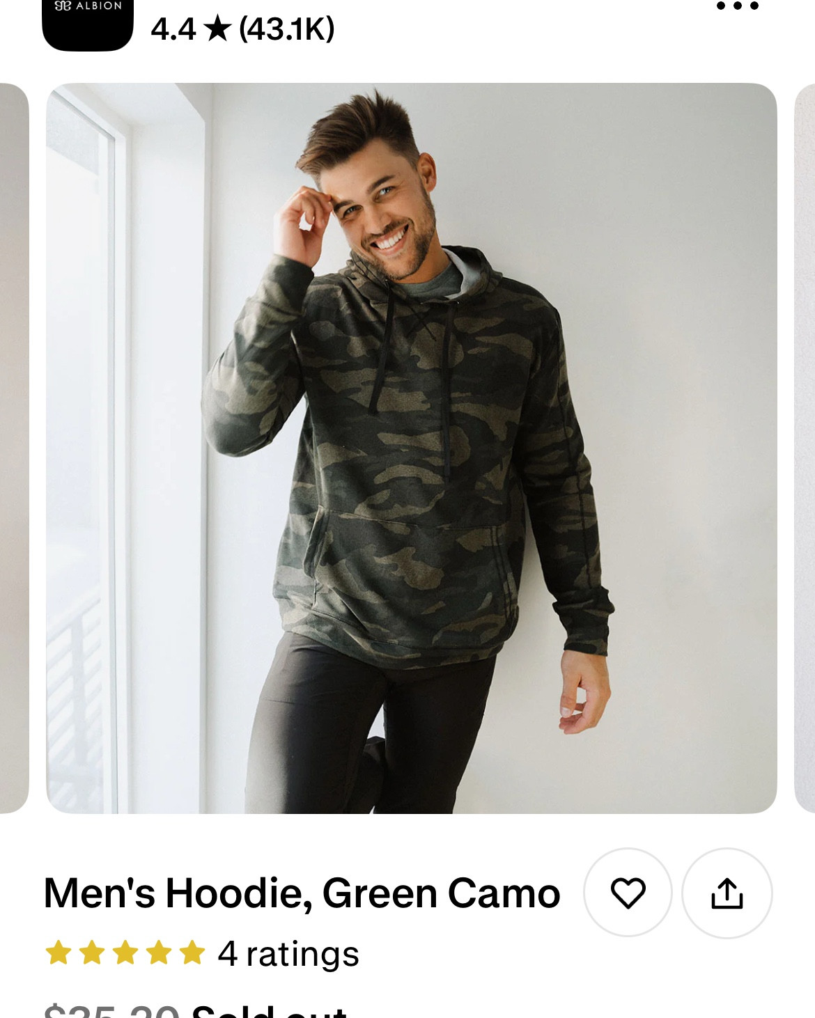 For him!! I grabbed this camo set for my man this year. Sizes are running out, so try other colors!