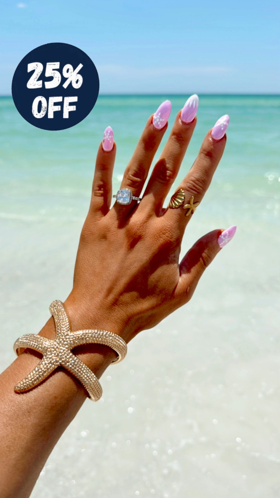 Starfish bracelet on SALE- 25% OFF! 

This starfish gold bracelet is a part of the Nordstrom anniversary SALE! It has a matching necklace + and earrings- the perfect accessories for your summer outfit, beach vacation, pool day, or resort look  

#LTKSaleAlert #LTKSeasonal #LTKTravel