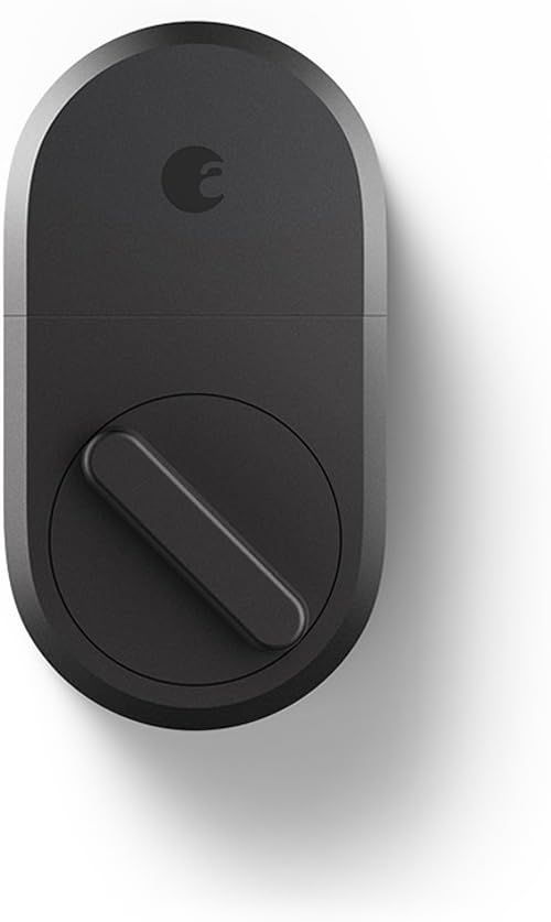 August Smart Lock - Keyless Home Entry with Your Smartphone - Dark Gray | Amazon (US)