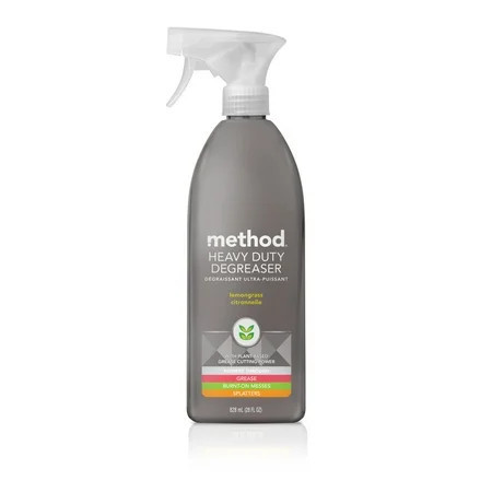 Method Heavy Duty Degreaser, Oven Cleaner and Stove Top Cleaner, Lemongrass, 28 fl oz | Walmart (US)