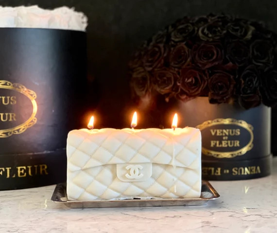 Quilted Purse Candle - Etsy | Etsy (US)