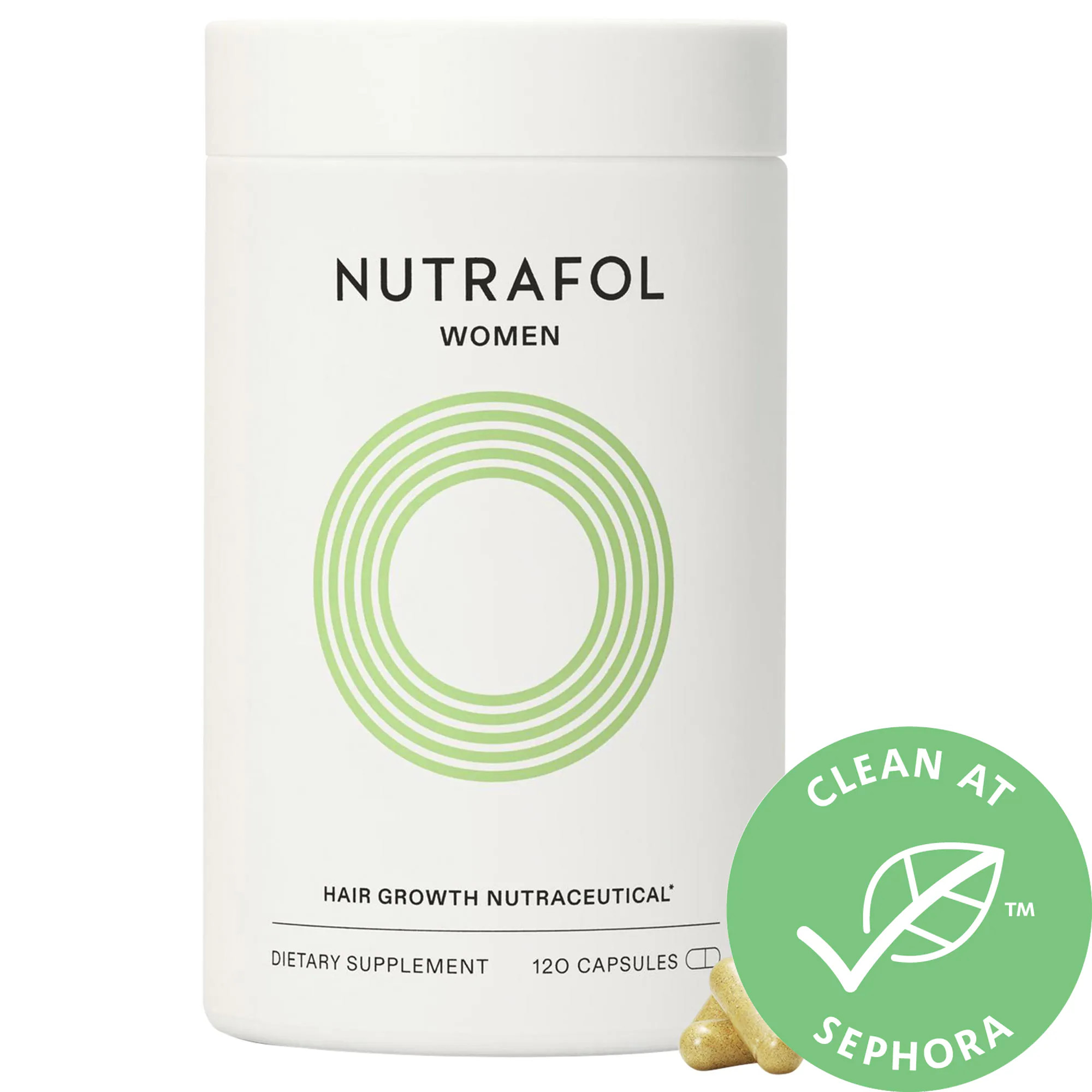 Nutrafol WOMEN Clinically Proven Hair Growth Supplement for Thinning 1 Month Supply / 120 Capsules | Sephora (US)
