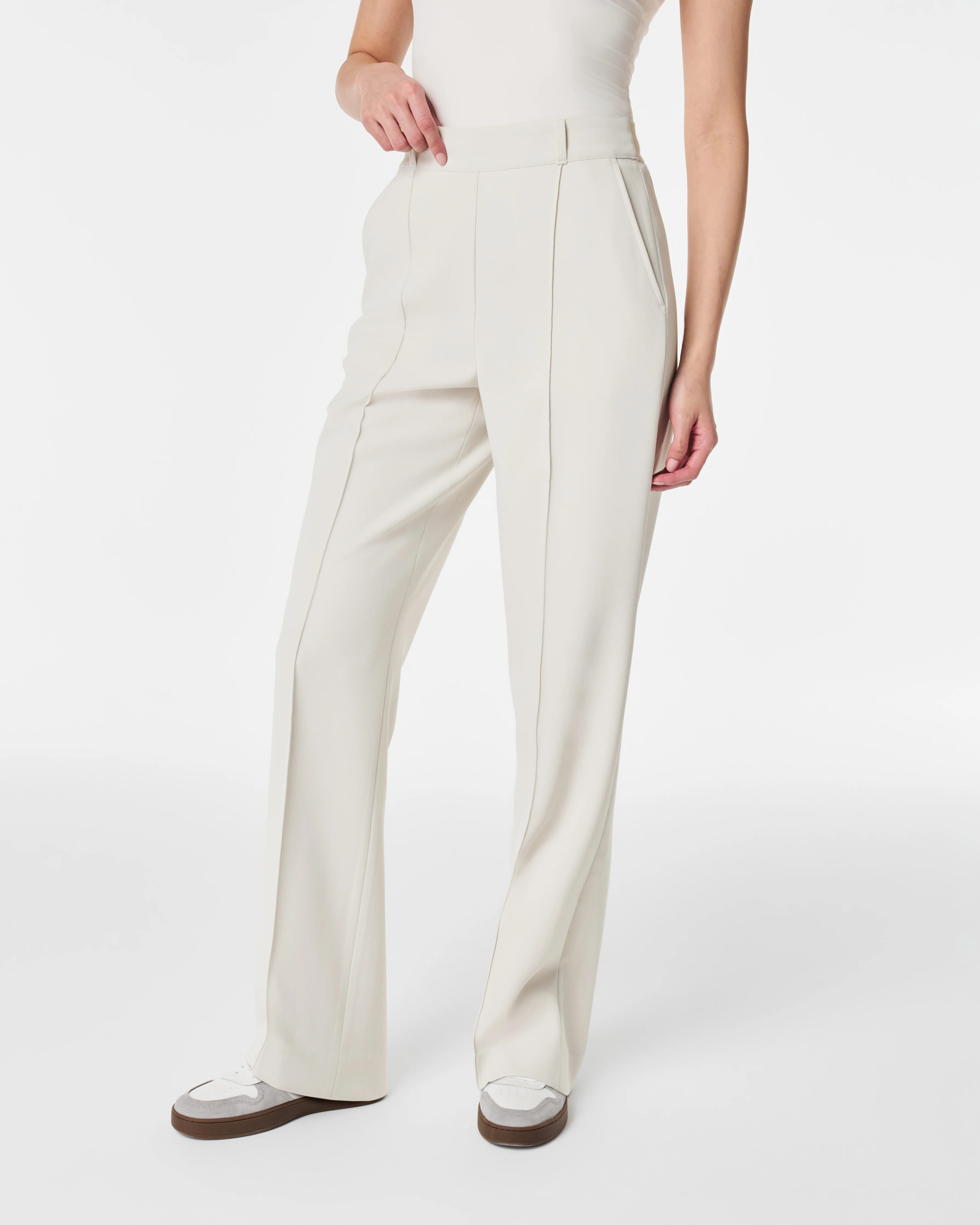 Carefree Crepe Trouser With No-Show Coverage | Spanx