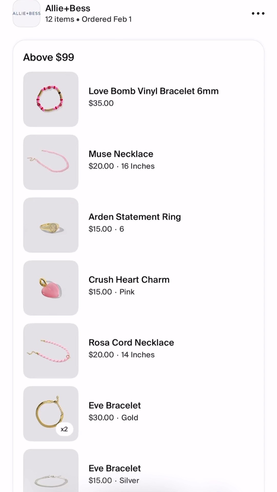 What I just purchased from the A+B Warehouse Sale!!!

Use Code: COLOR to get the Love Bomb Vinyl Bracelet for $35 all month! 

Allie + Bess Jewelry 

 #LTKValentine #LTKmomlife #LTKSaleAlert