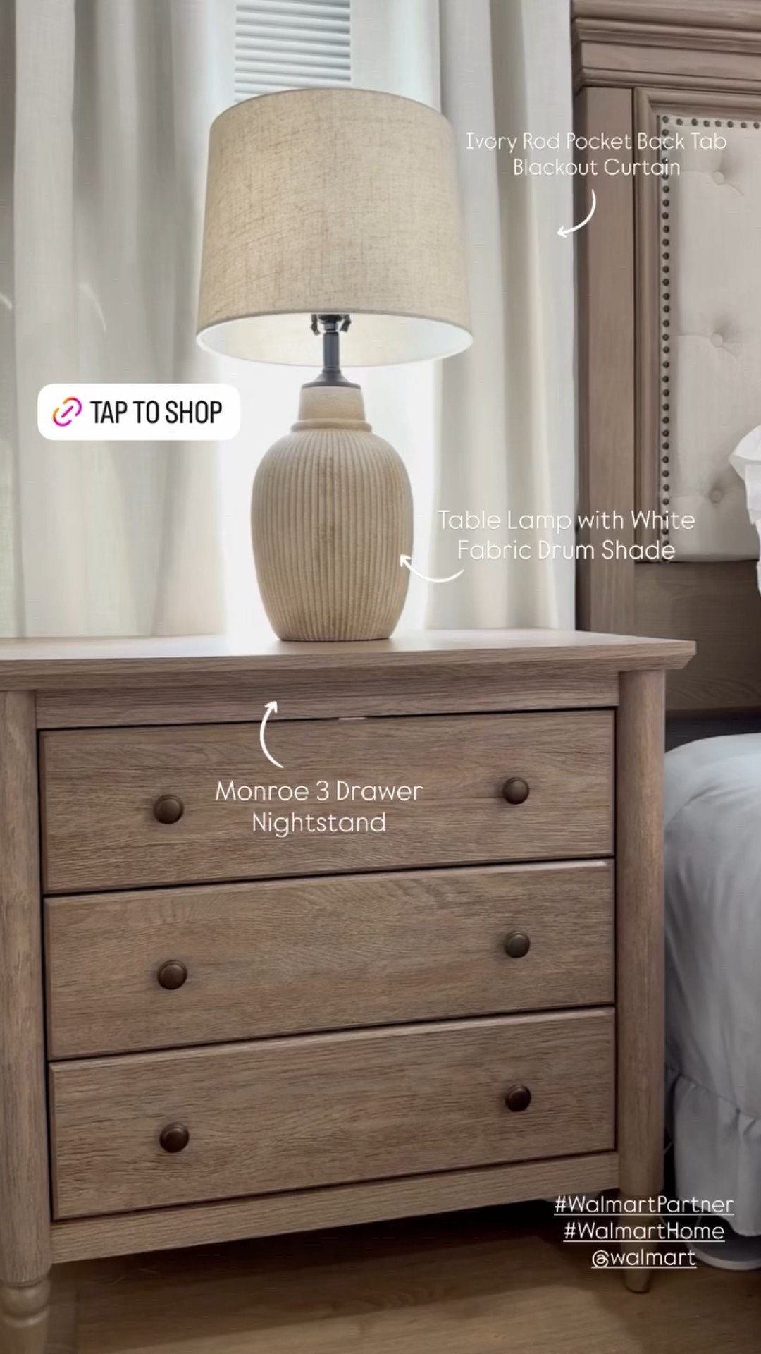 Bedroom Refresh ✨ 
#homedecor #walmartfinds #bedroommakeover #bedroom #homesweethome
