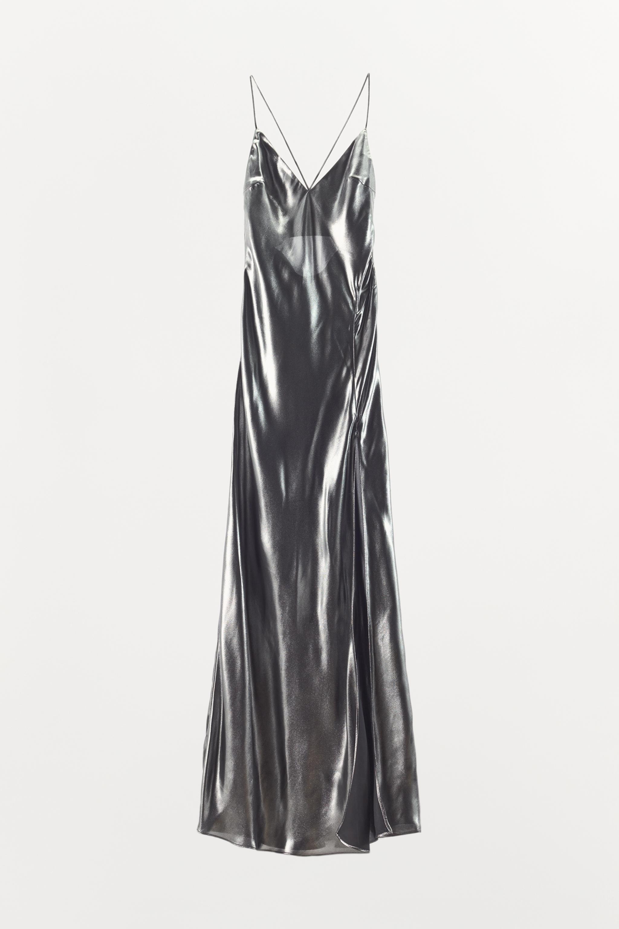 METALLIC LONG DRESS | Zara US