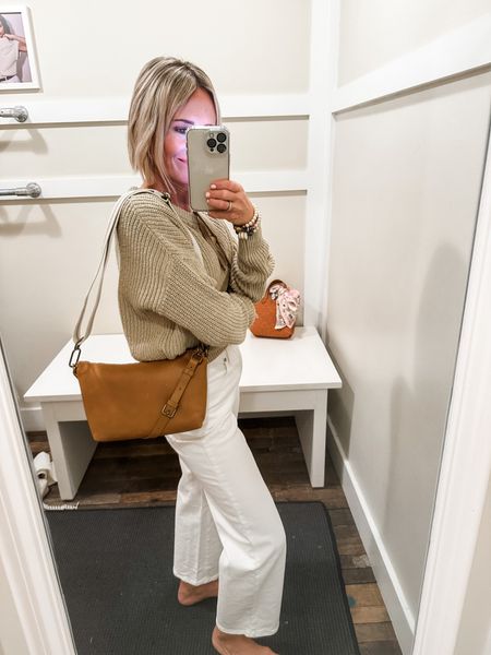 White jeans- I sized down to a 23!   I’m a 24 or 25 normally 
Spring style// spring vacation// outfit idea

#LTKitbag #LTKstyletip #LTKFind