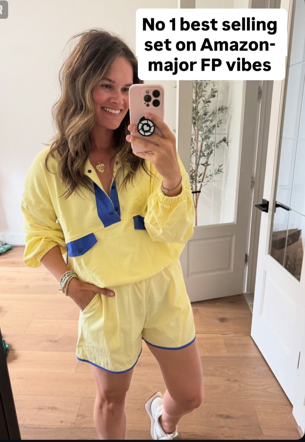 Amazon matching set with major Free People vibes 🤎 Soft, relaxed, and effortless — an affordable matching set that’s perfect for everyday outfits, travel days, lounging, or casual mom life while still looking put together.

#LTKootd #LTKActive #LTKmomlife