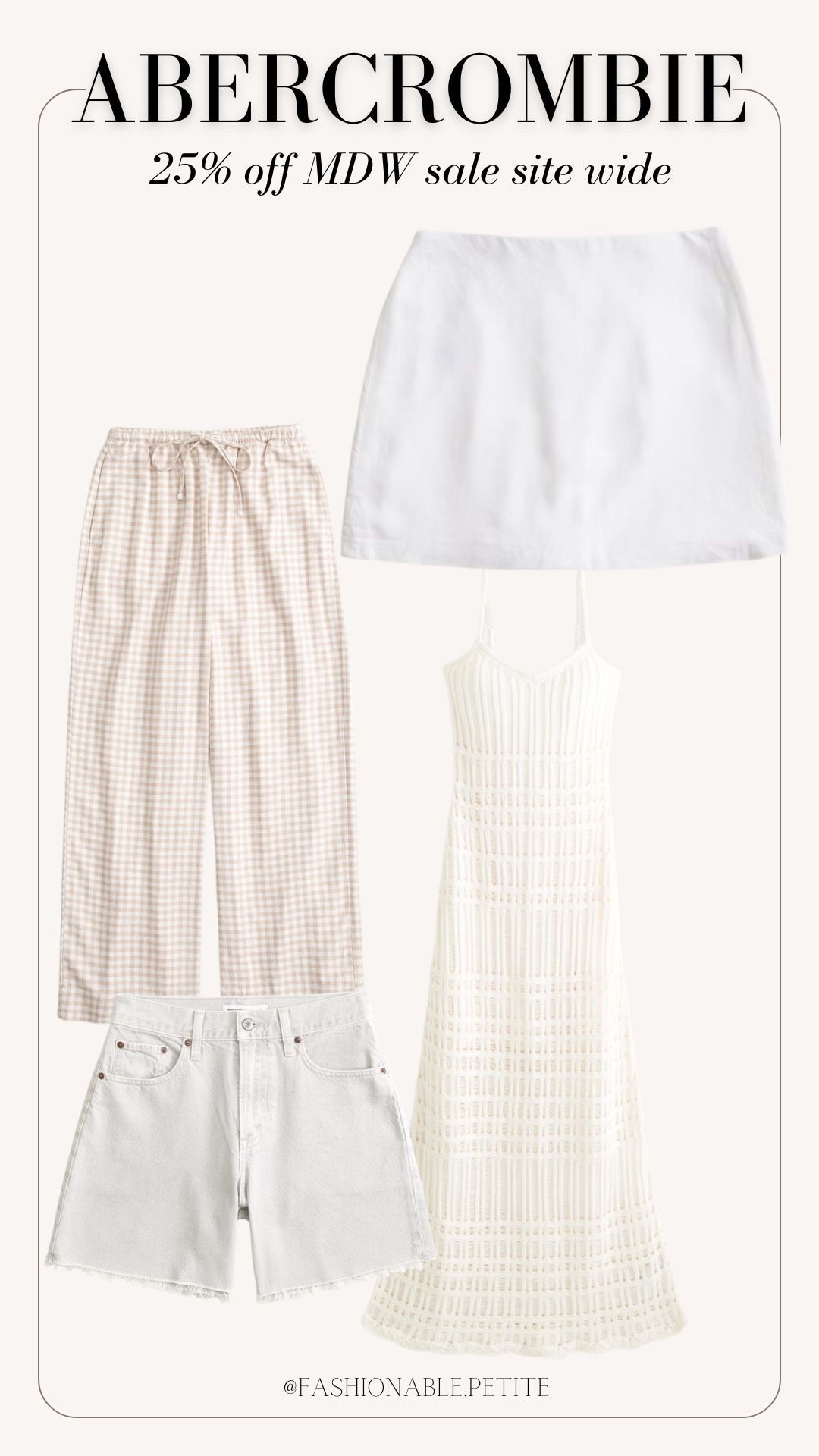 MDW sale at Abercrombie! 25% off most everything store wide. Stock up on denim shorts and summer dresses!

Summer outfit, denim shorts, beach outfit, vacay outfit 

#LTKSaleAlert #LTKSummerEdit #LTKFindsUnder100