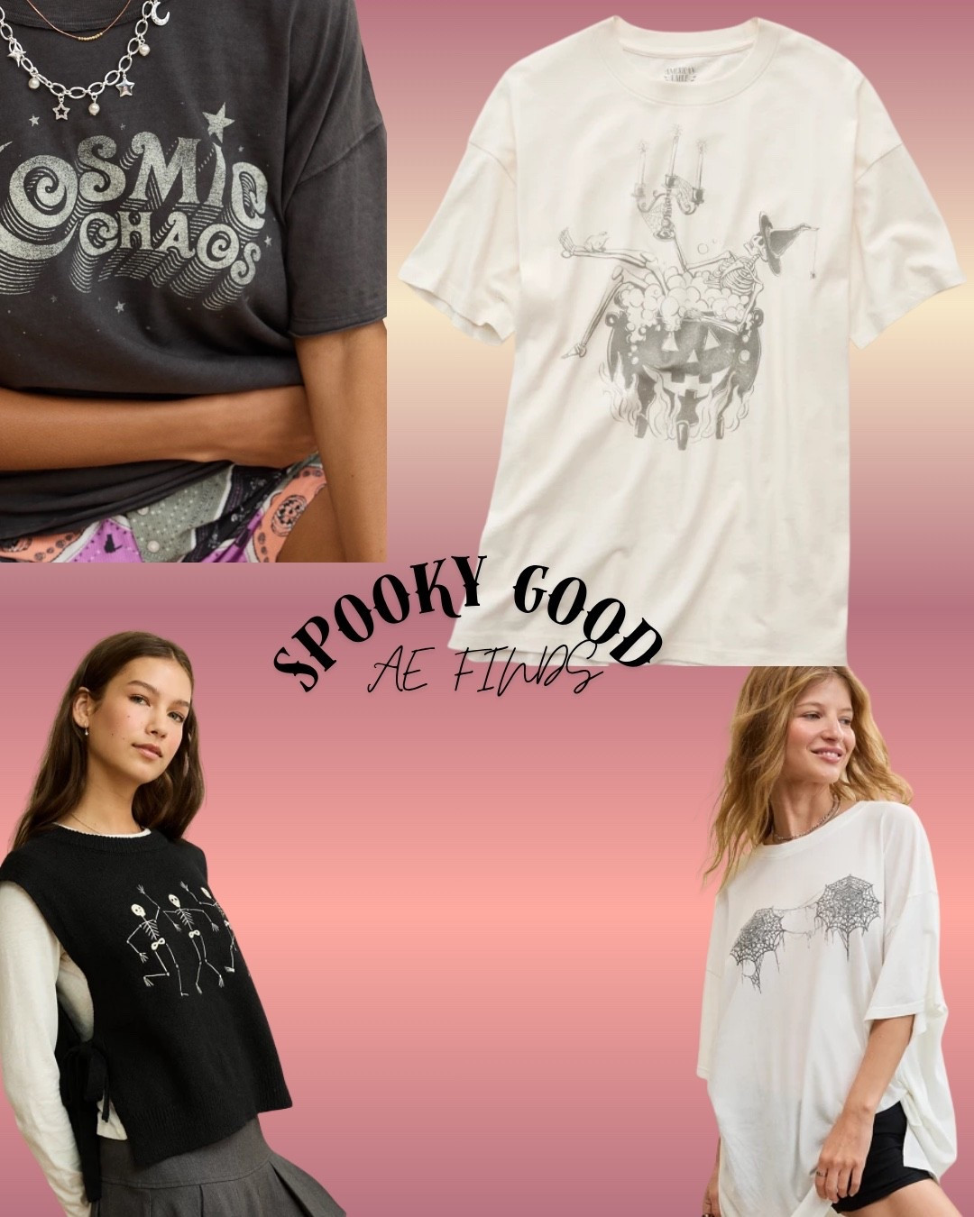 A little spooky girl shopping spree @American Eagle Outfitters 🦇💀👻

#LTKMidsize #LTKSeasonal