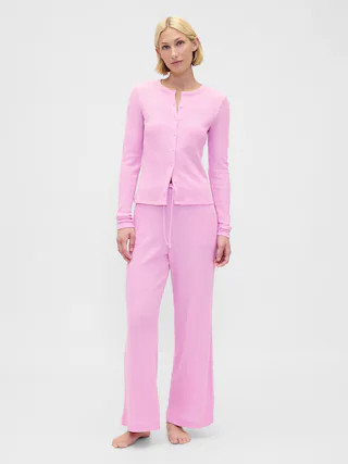 Waffle Wide-Leg PJ Pants | Gap (US)
