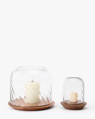 Wood & Glass Hurricane Large | McGee & Co. (US)