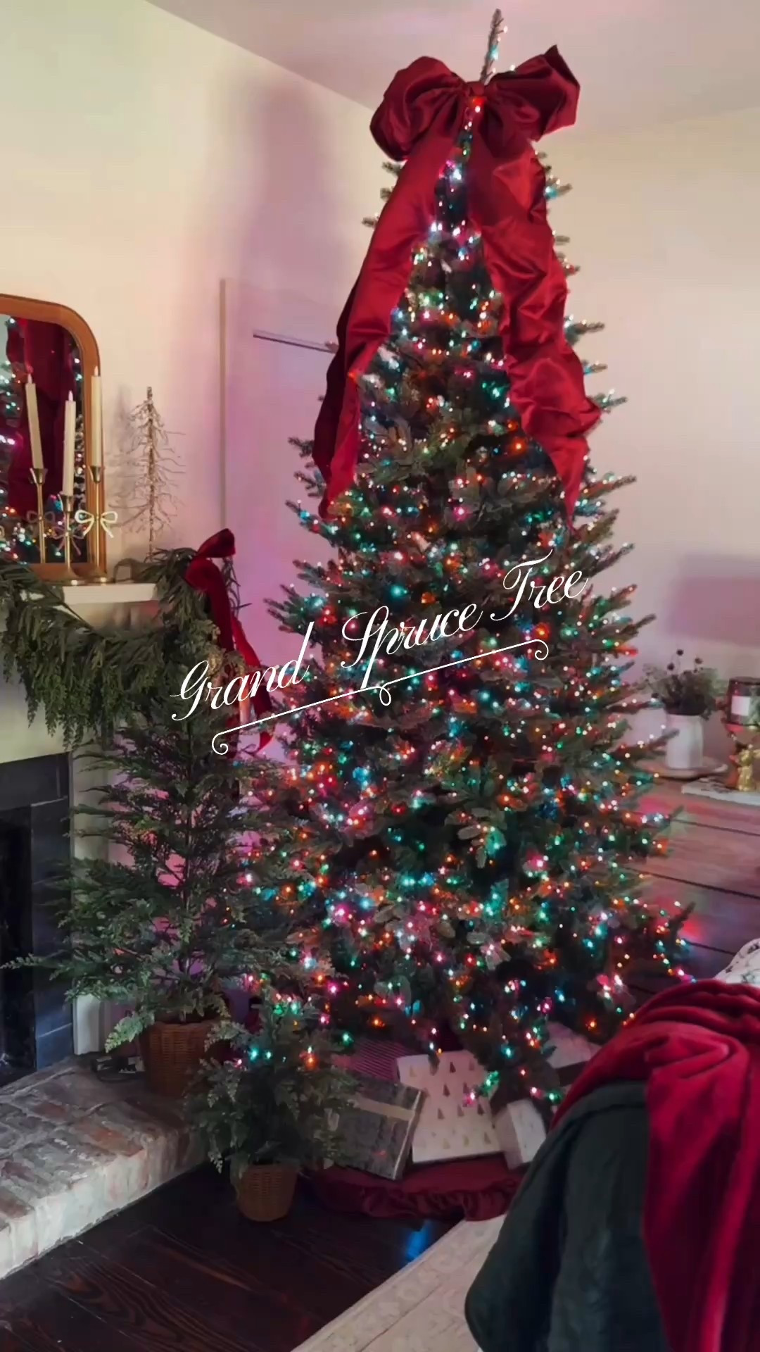 Our gorgeous new grand spruce tree! 

#LTKSeasonal #LTKHome