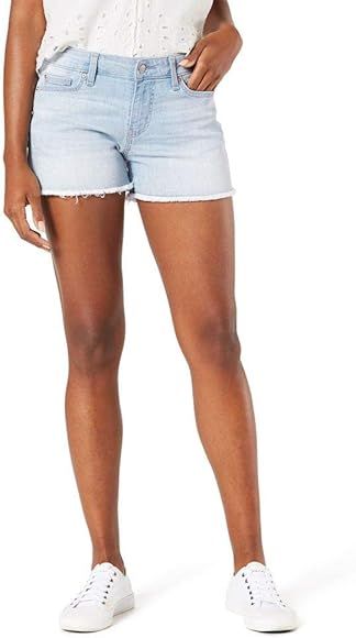 Women's Mid-Rise Cut Off Shorts | Amazon (US)