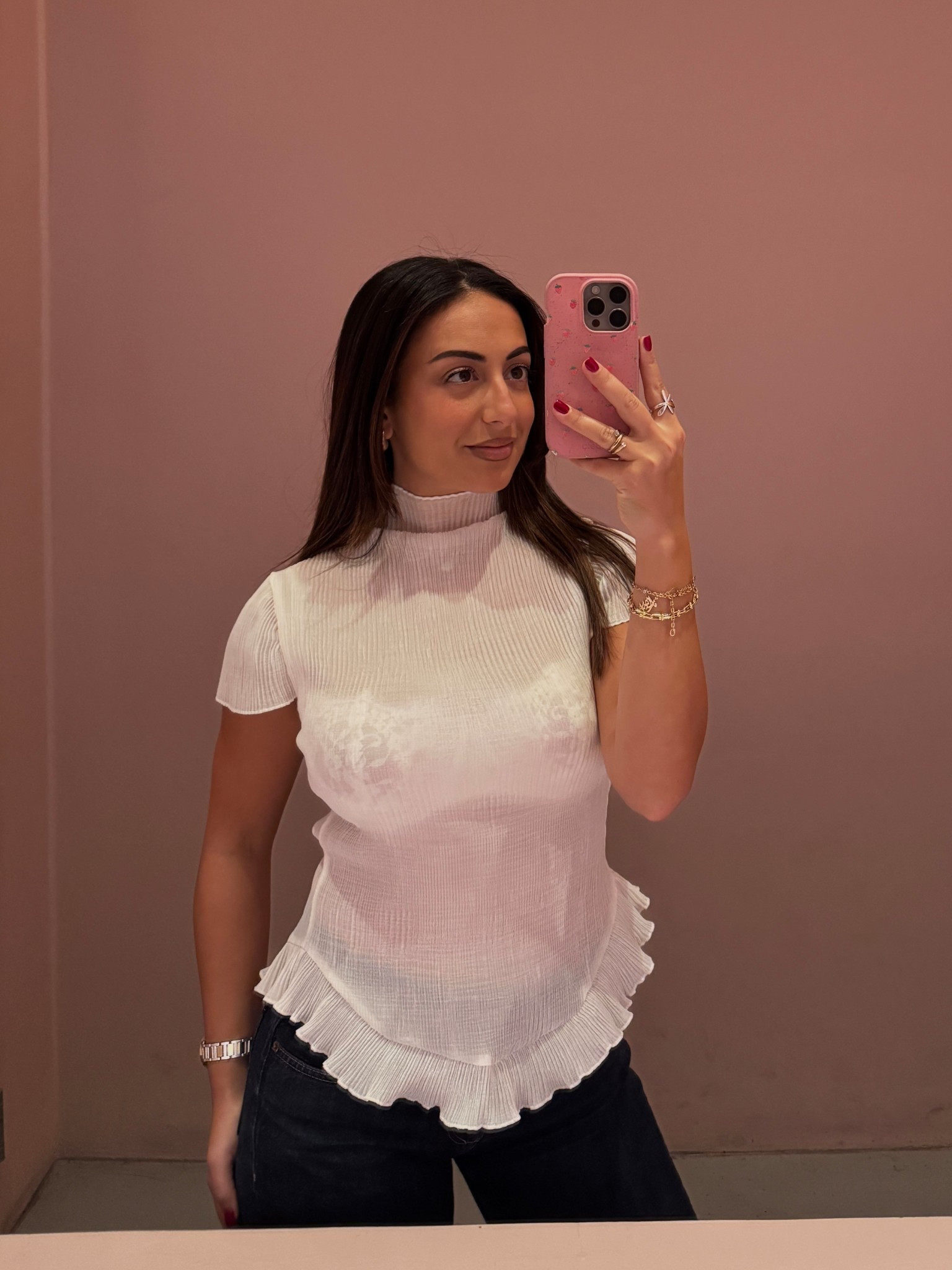 this top was made for winter outings 
 