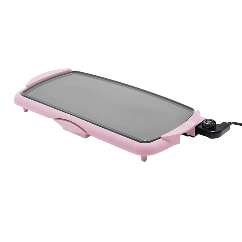 GreenLife XL Electric Griddle, Pink | At Home