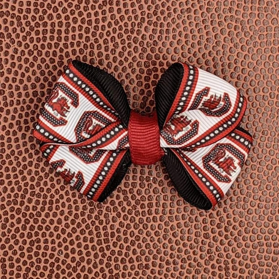 Carolina Gamecocks Hair Bow  Football Bow  USC  Go Cocks  - Etsy | Etsy (US)