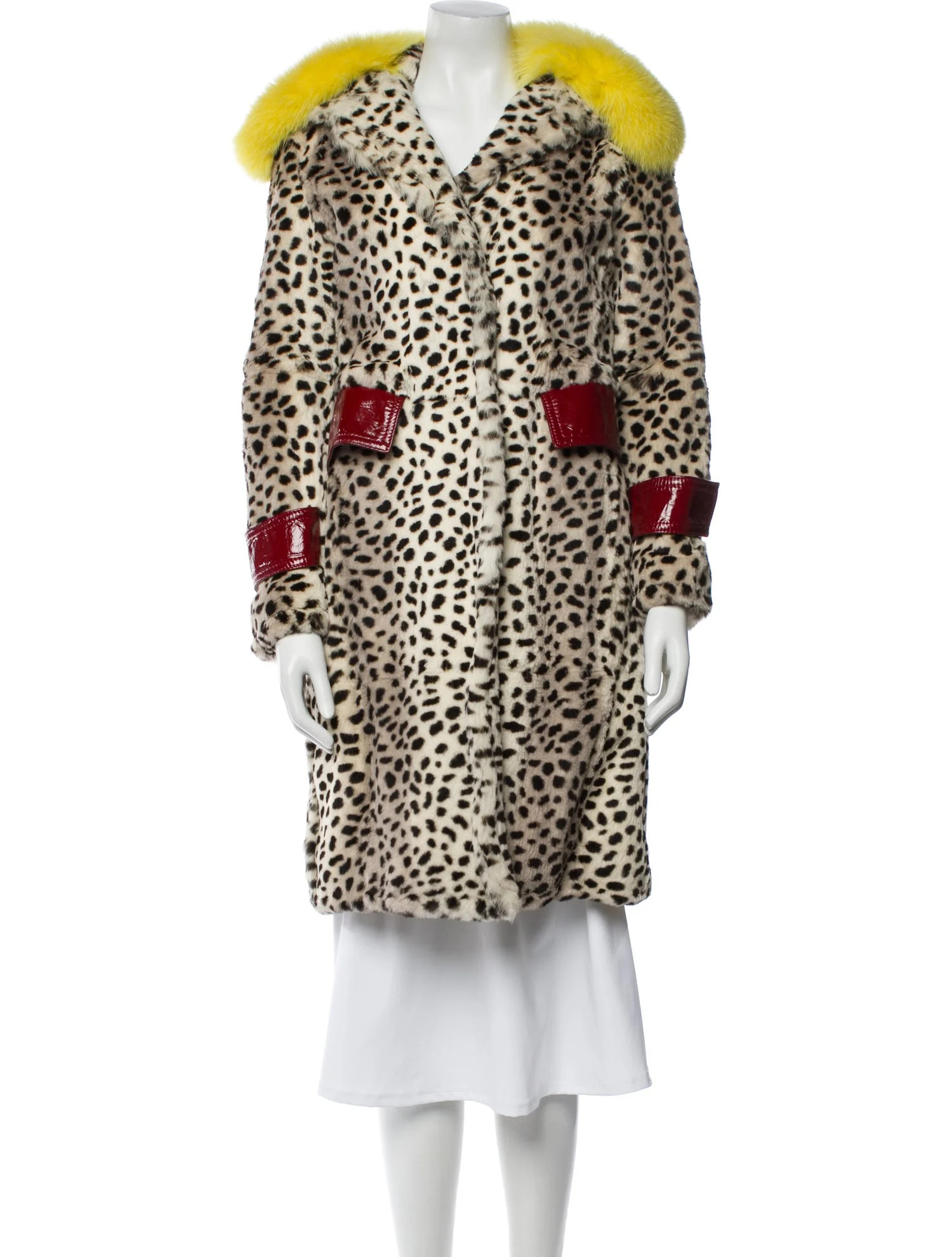 Fox Animal Print Fur Coat | The RealReal