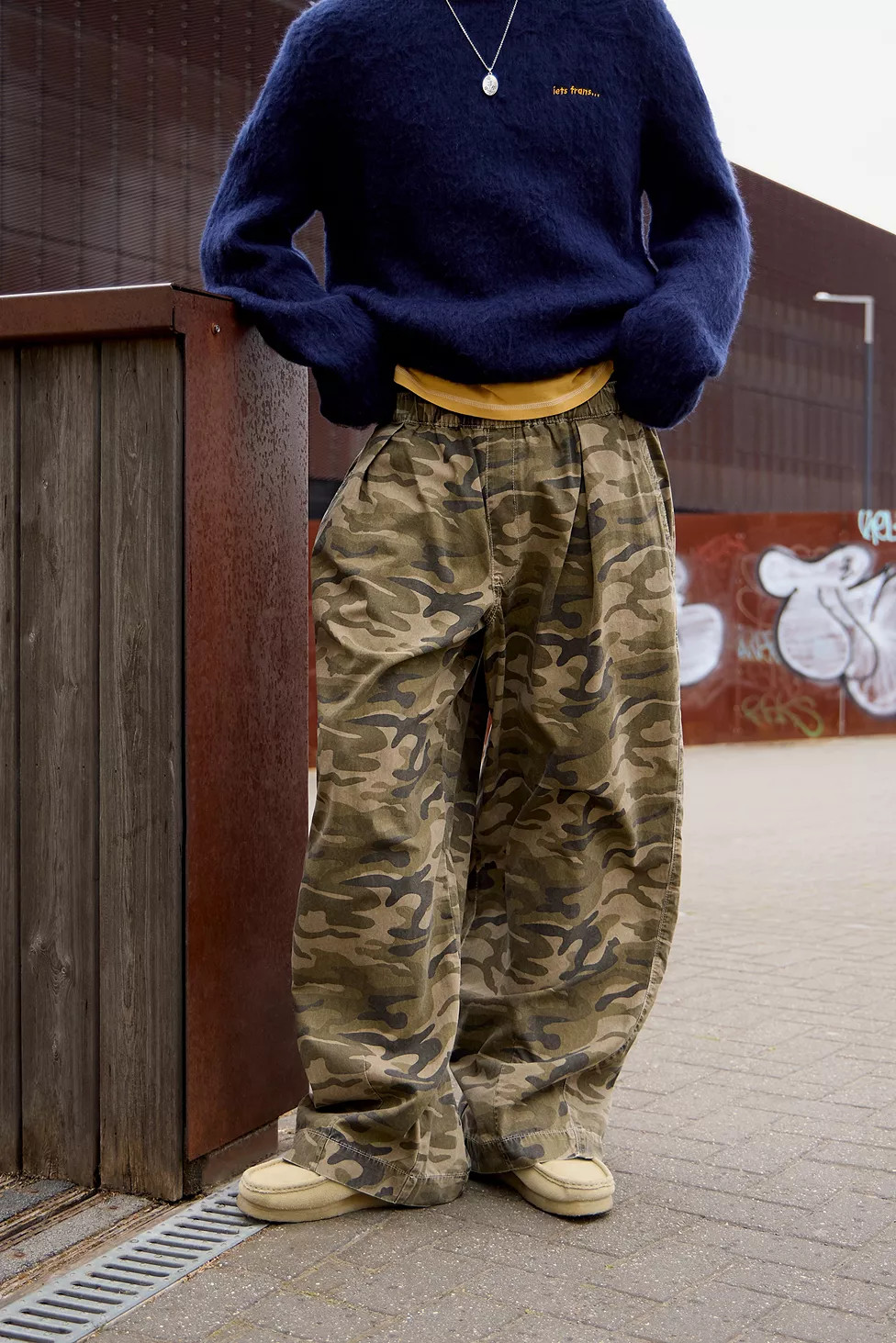 BDG Bobbi Cocoon Camo Trousers | Urban Outfitters UK