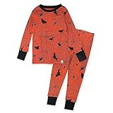 HonestBaby Celebration 2-Piece Pajamas Sleepwear PJs 100% Organic Cotton for Baby, Toddler, Kids, Batty, 2T | Amazon (US)