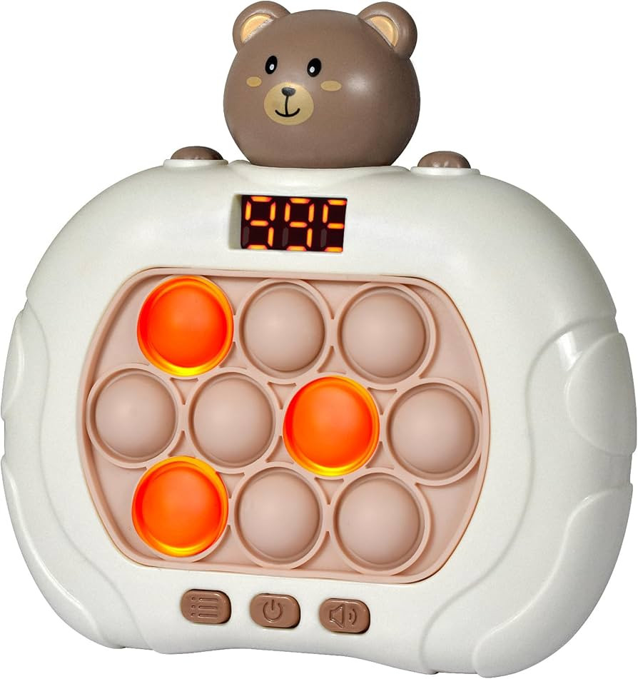 Quick Push Pop Game, 6 Modes Fast Push Bubble Game, Console Pop Game, Fidget Toys Light up Pop Ga... | Amazon (US)