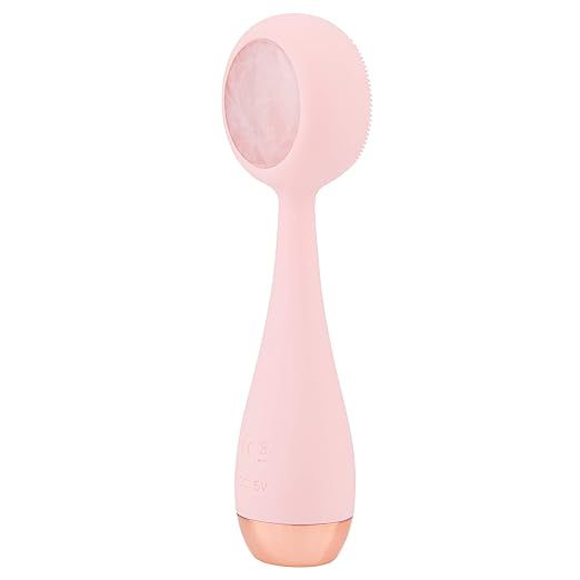 PMD Clean Pro RQ - Smart Facial Cleansing Device with Silicone Brush & Rose Quartz Gemstone Activ... | Amazon (US)