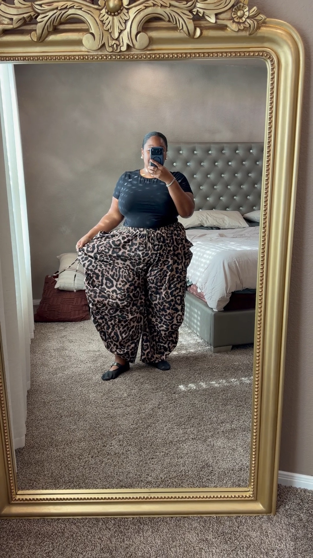 Plus size Palazzo leopard print pants from Amazon. This goes up to a 5x!
(Im wearing a 3X, but could have gotten a XXL)

Plus size outfit. Wide leg pants. Amazon gas. Amazon finds. Affordable fashion. Fall outfits

#LTKPlusSize #LTKootd #LTKgrwm