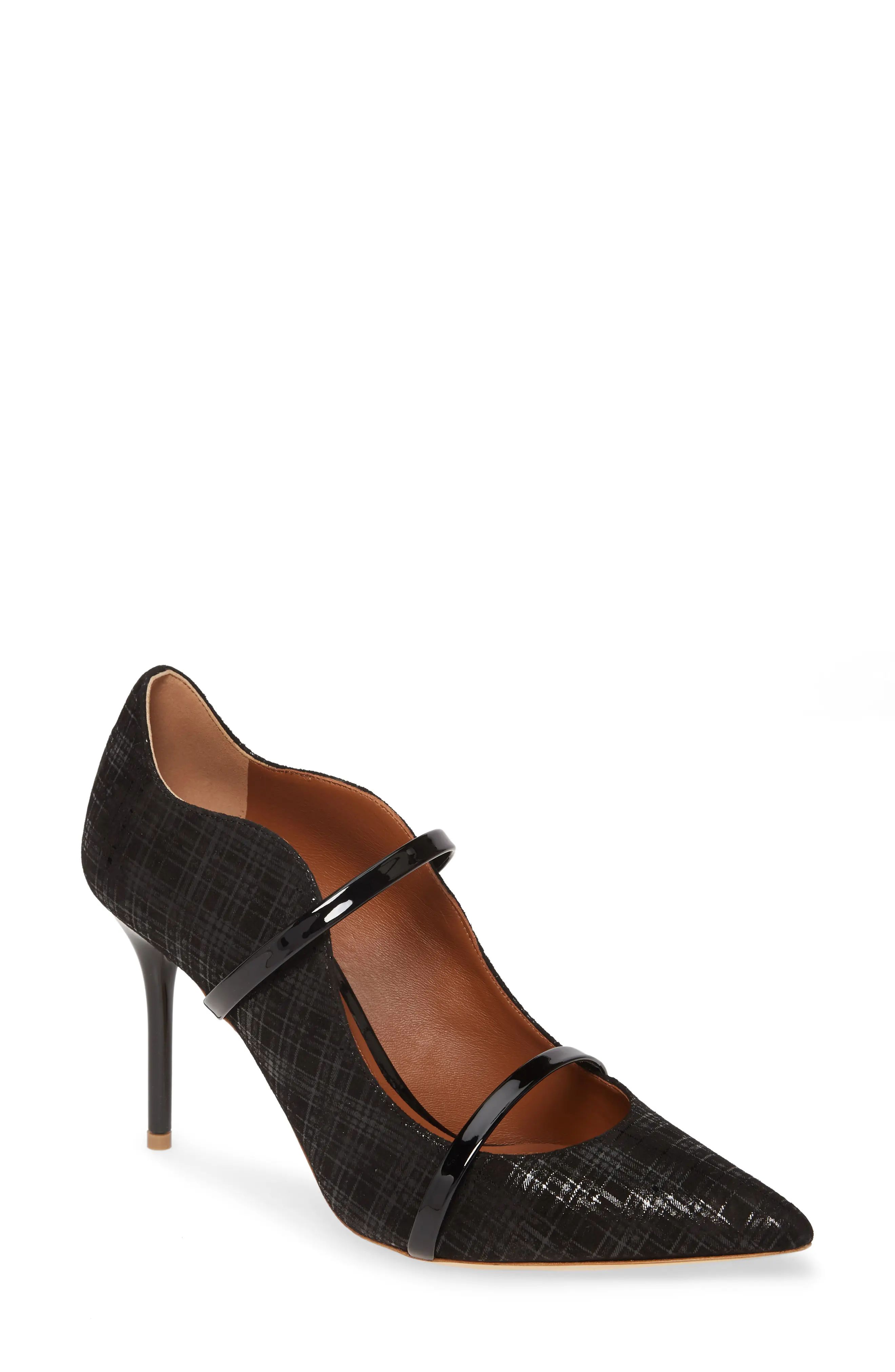 Women's Malone Souliers Maureen Double Band Pump, Size 5.5US / 36EU - Black | Nordstrom