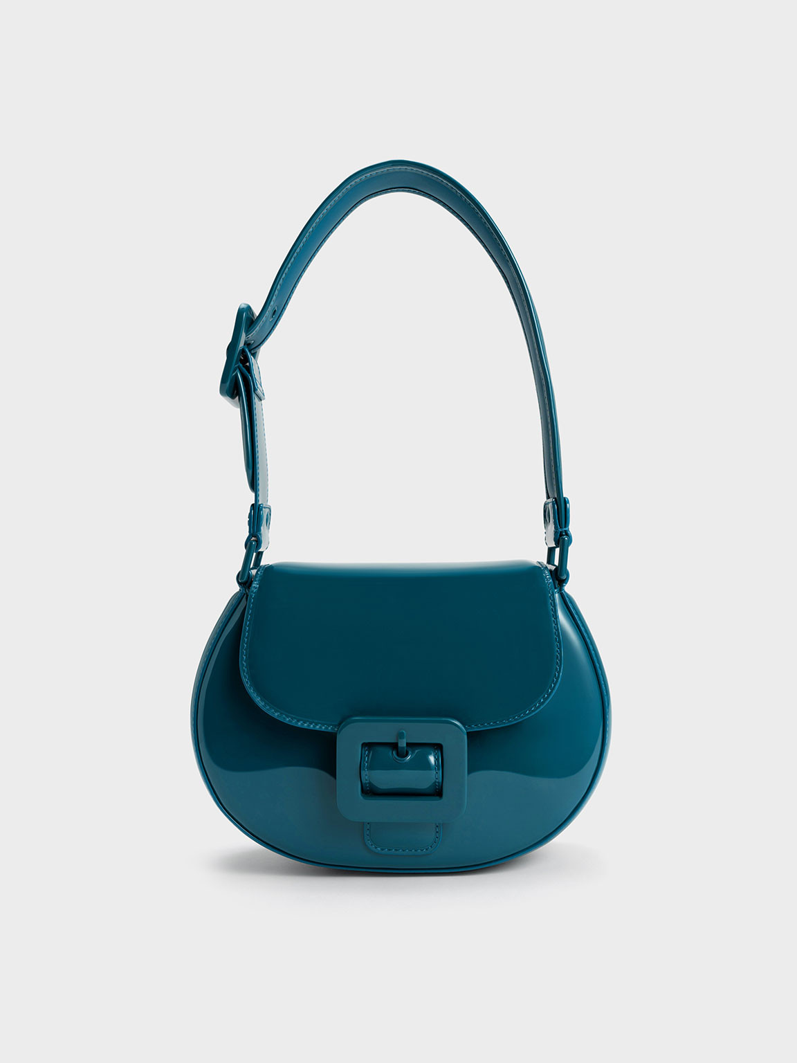 Lula Patent Buckled Bag | Charles & Keith US