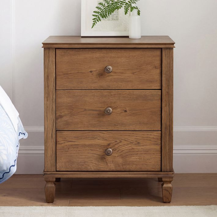 Charlotte 3-Drawer Nightstand (20.75") | Pottery Barn Teen