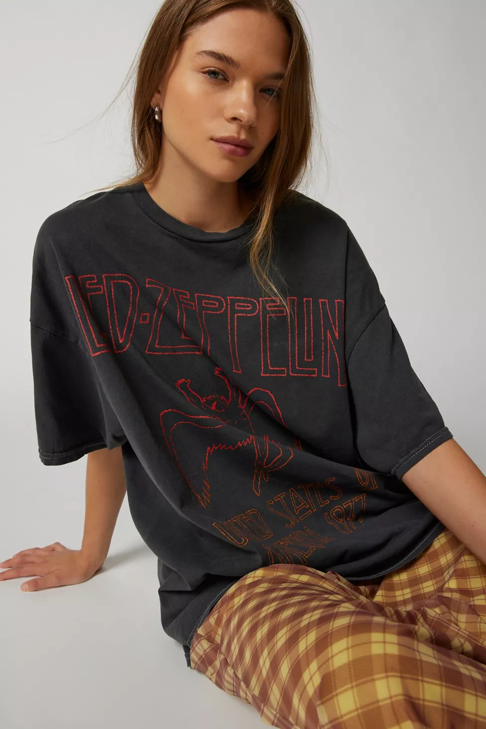 Led Zeppelin T-Shirt Dress | Urban Outfitters (US and RoW)