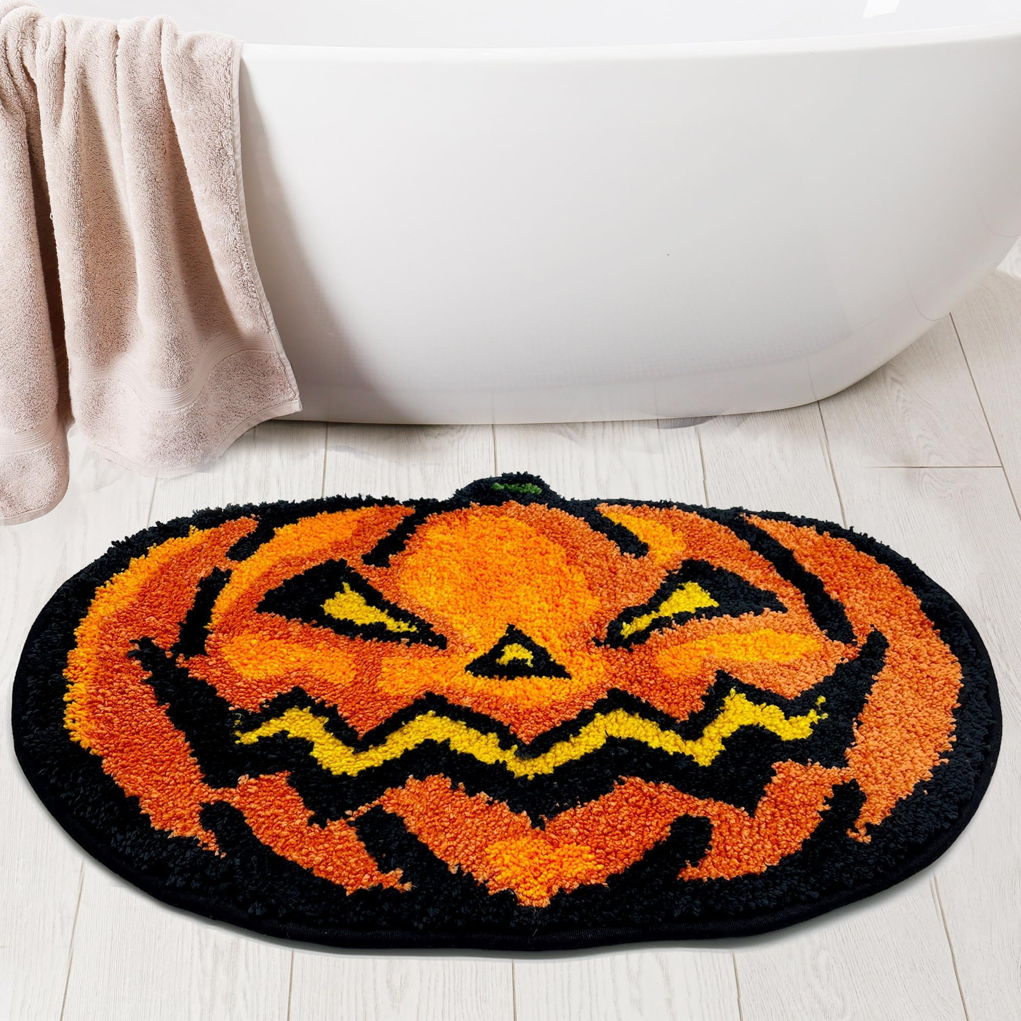 Hexagram Halloween Bathroom Rugs, Farmhouse Halloween Rugs for Bathroom Decorations for The Home,... | Amazon (US)