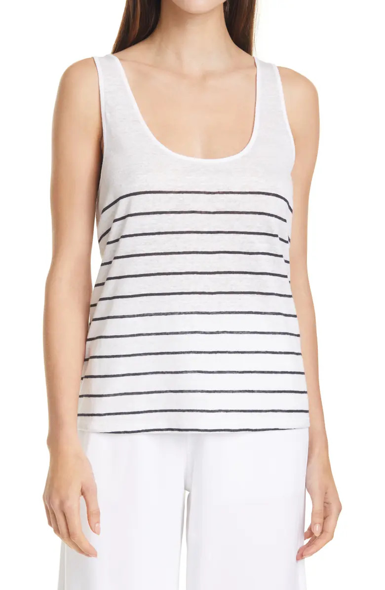 Camuto Breton Stripe Scoop Neck Tank | Nordstrom Rack