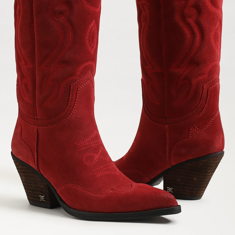 James Wide Calf Western Boot | Sam Edelman