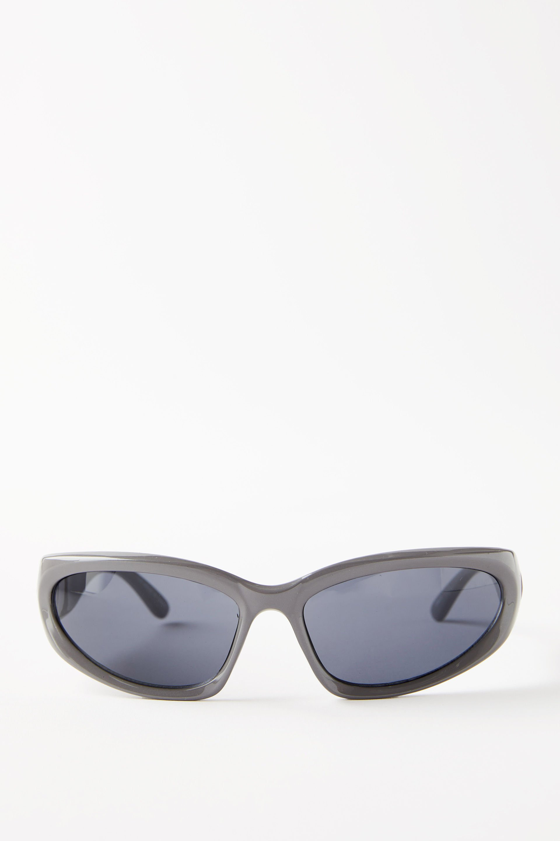 Rubi - Bonnie Sporty Racer Sunglasses - Silver | Cotton On (ANZ)