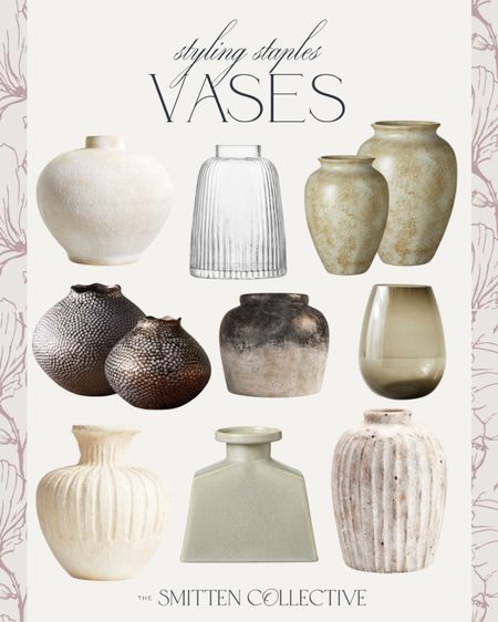 Favorite vases for interior styling ✨

Pottery Barn, Crate & Barrel, OKA, Joss & Main, Arhaus, pottery vase, glass vase

#LTKunder50 #LTKsalealert #LTKhome