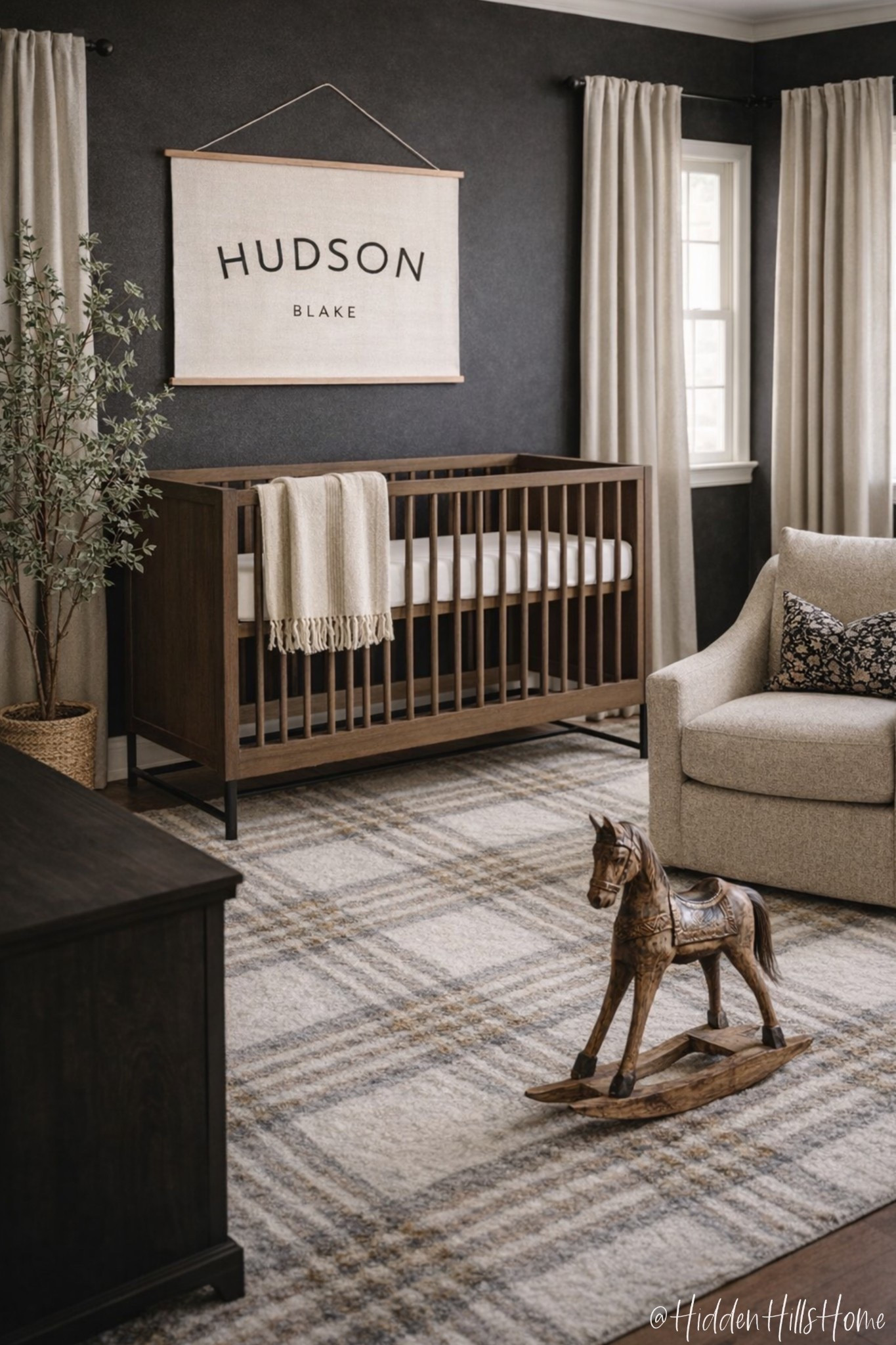 Black and beige baby boys nursery mood board, moody baby nursery, nursery design inspo, baby room design #modern-classic #nursery

#LTKHome #LTKSaleAlert #LTKBaby
