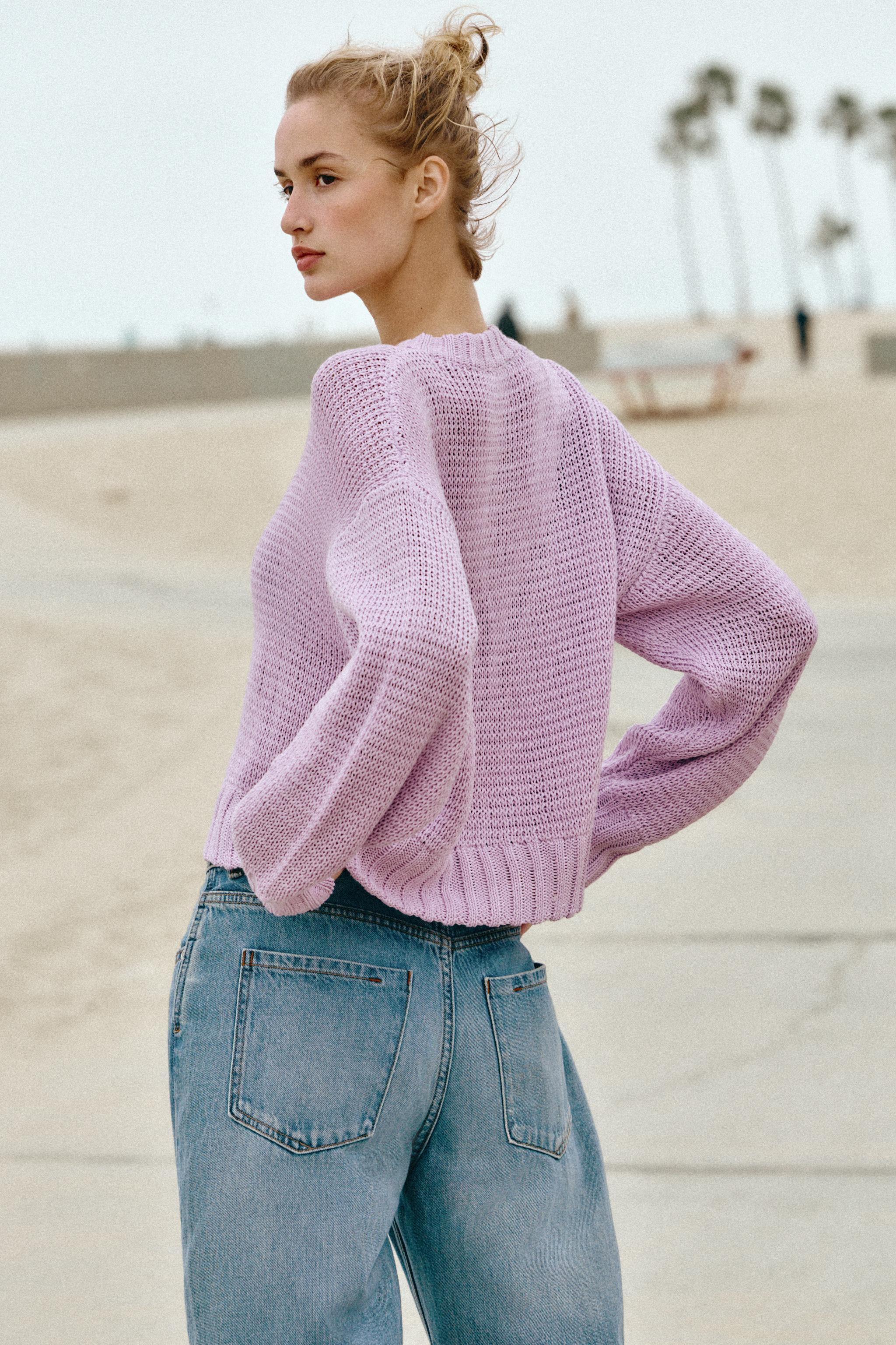 CHUNKY KNIT CARDIGAN | Zara US