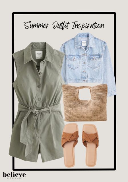 This military inspired romper is a simple and cute summer outfit that is a great casual outfit and summer romper that’s great also for a date night outfit or a resort wear outfit 

#LTKSeasonal #LTKFind #LTKstyletip